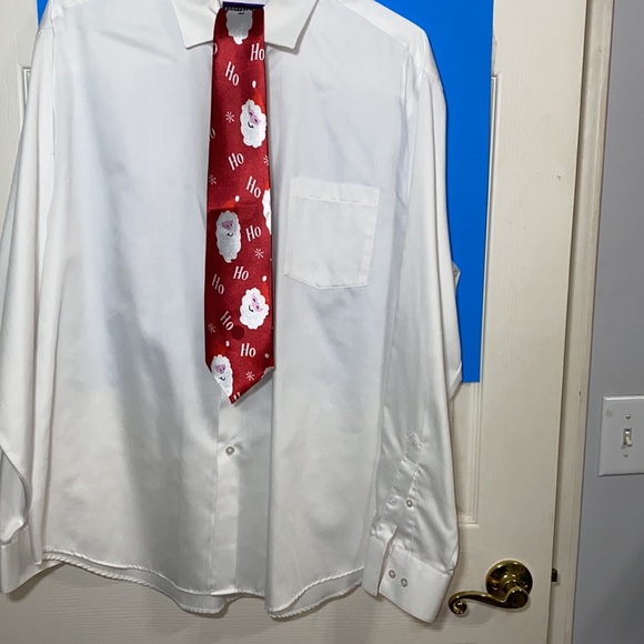 GEOFFREY BEENE Classic Fit long sleeve white button shirt, tie not included. - Picture 7 of 7